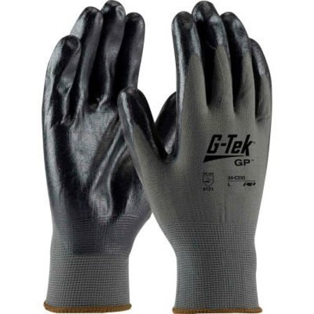 PIP PIP® G-Tek® GP„¢ Nitrile Coated Nylon Grip Gloves, Small, 12 Pairs 34-C232/S